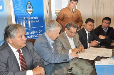 Beder resalt� apoyo de Naci�n para la ejecuci�n de Obras