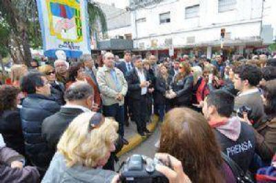 Peppo pidi� levantar las banderas de Per�n: Solidaridad y amor por el pueblo