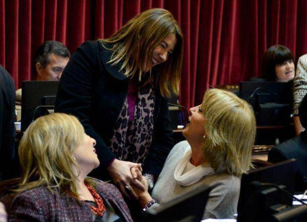 Bertone recibi un caluroso recibimiento en el Senado tras su triunfo electoral