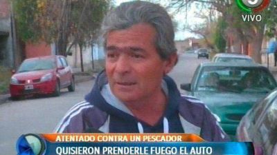 Un pescador dice que le prendieron fuego el auto por denunciar contaminaci�n en la r�a