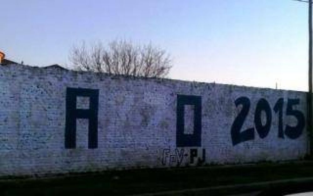 El FpV comenz� a borrar a Randazzo de las paredes de Chivilcoy