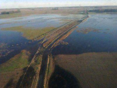 Miles de hect�reas inundadas en el distrito de General Viamonte