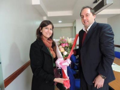 El vicegobernador recibi� a Itat�