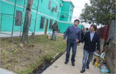 Martínez resaltó el avance de las obras en el barrio UPCP 