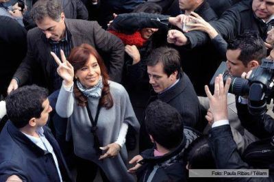 La Presidenta visit� la Villa 20 junto a Recalde