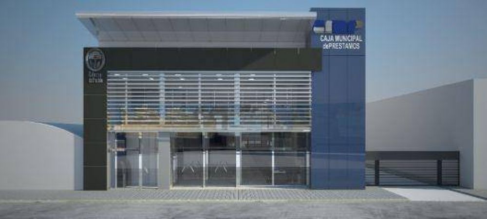 El intendente R�os inaugura el nuevo y moderno edificio de la Caja Municipal de Pr�stamos