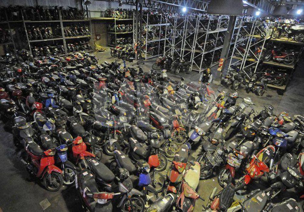 En el corral�n municipal hay cerca de 1.500 motos retenidas en lo que va del a�o