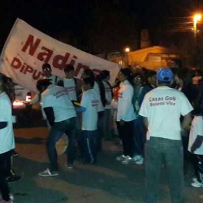 L�pez, Reynoso y Borda cerraron la campa�a con acto en Aimogasta