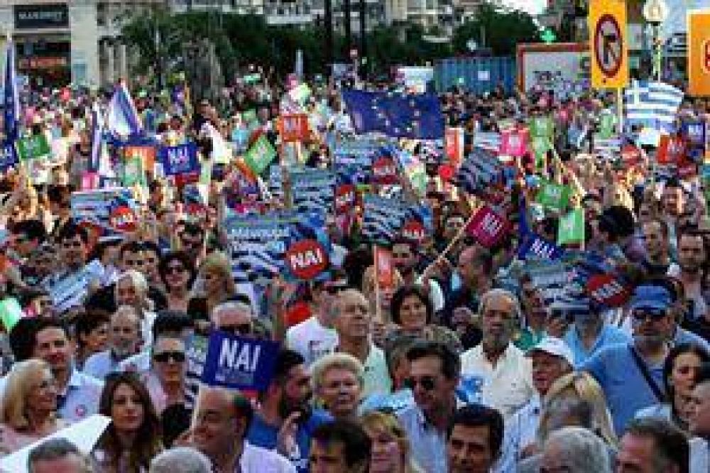 La campa�a para el refer�ndum polariza a Grecia y divide a la UE