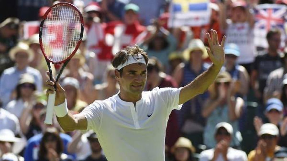 Federer: una victoria c�moda y un tiro digno de su magia