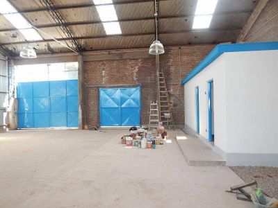 Contin�an las obras en la futura planta de verificaci�n policial Municipales