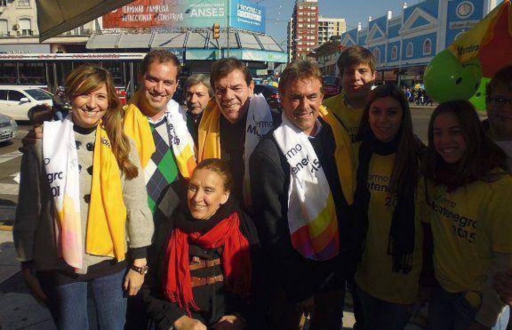 Gabriela Michetti recorri� Mart�nez junto a Guillermo Montenegro