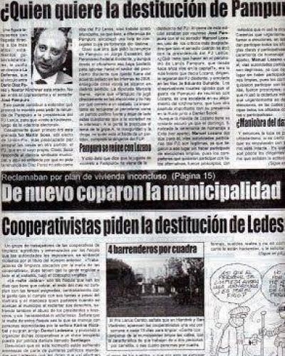 CARTA DOCUMENTO DE DIAZ PEREZ A "LA DEFENSA DE LANUS"