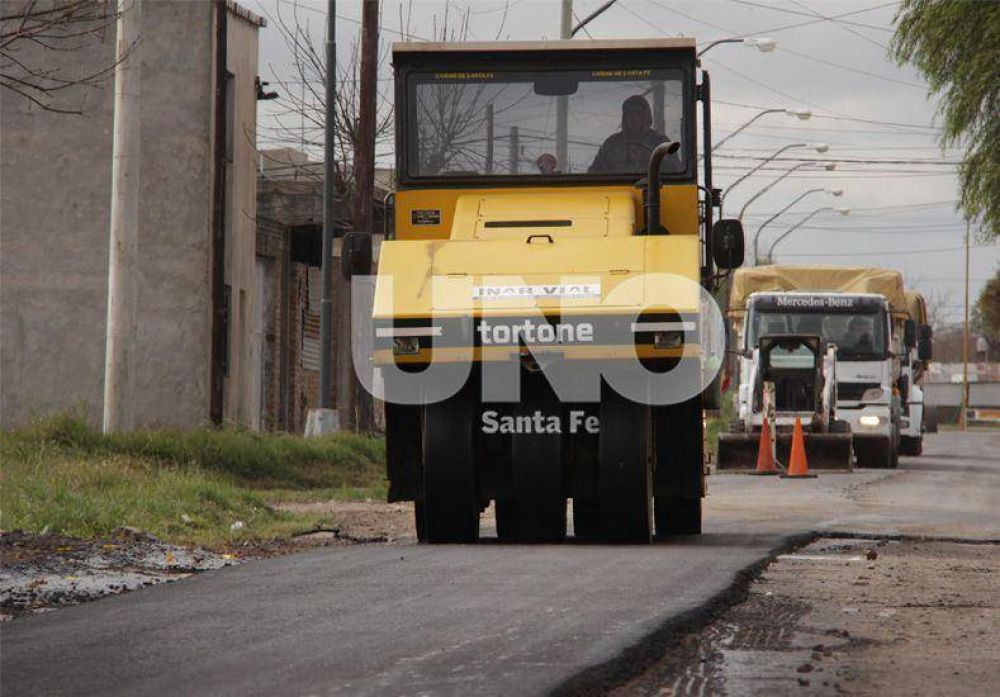 Finalizaron las obras de bacheo en barrio Pompeya