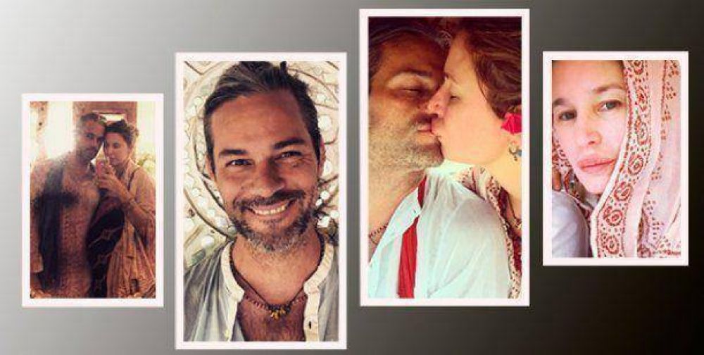Embarazada de seis meses, Dolores Barreiro viaj junto a Matas Camisani a la India