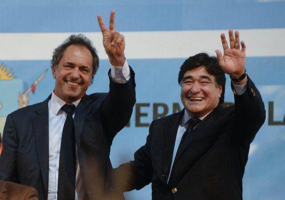 La f�rmula presidencial del FpV lleg� a La Rioja