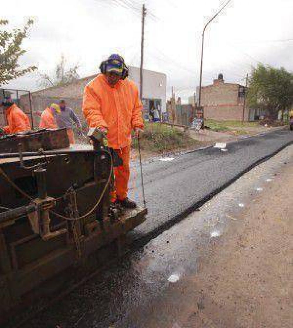 Finalizaron las obras de bacheo en barrio Pompeya