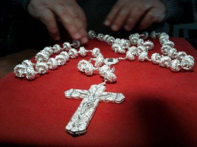 Rosario, listo para el Papa