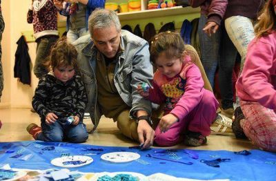 En el Maternal Municipal �Papa Francisco� intervinieron una obra que ser� bendecida por Su Santidad