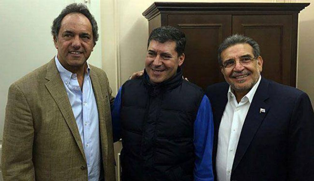 El saludo de Scioli a Verna desde La Rioja y por Televisi�n
