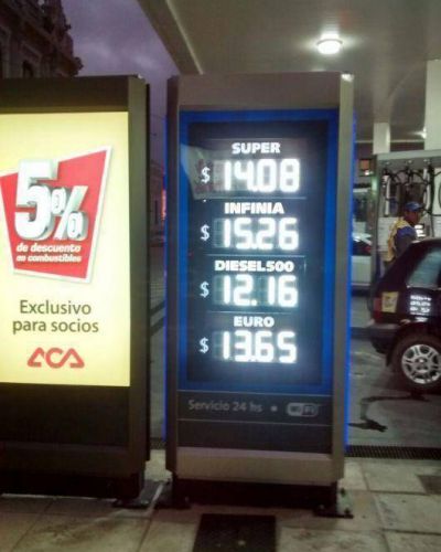 Se actualizaron los precios de los combustibles, y ya se refleja el aumento en estaciones de Corrientes