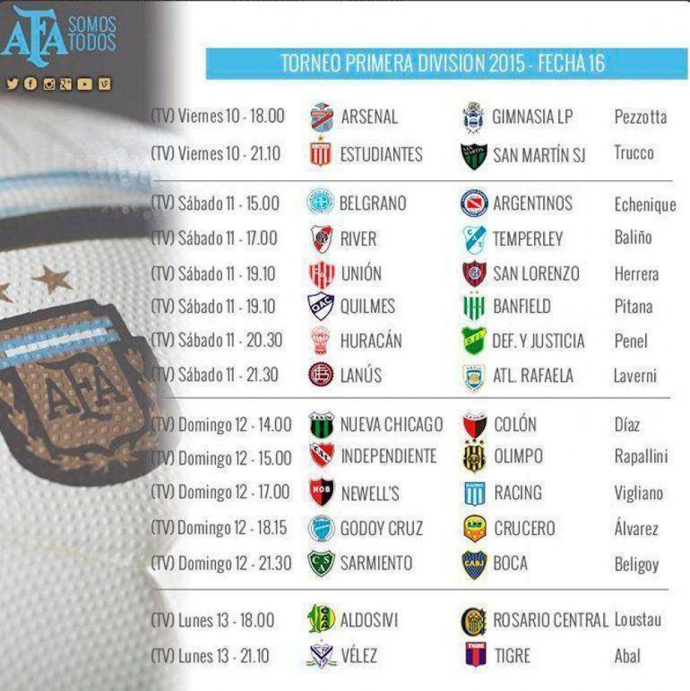 La pelota vuelve al ruedo: River ir� en el inusual horario del s�bado a las 17 y Boca, el domingo desde las 21.30