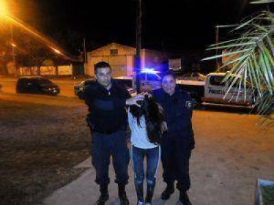 Aprehendida por desobediencia