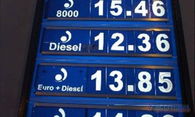 La suba de los precios de combustibles se traslad� a otras estaciones de la ciudad
