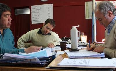 Viedma: Reuni�n de Miler de la UOCRA con el secretario N�stor Olivares