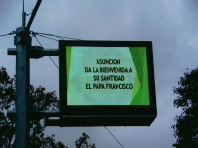 Tr�nsito: Accesos recomendados durante la visita de Francisco