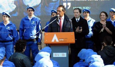 Scioli promete traspasar la Federal a la Ciudad si es presidente