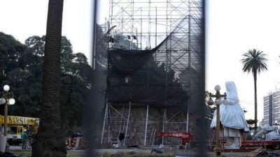 El mi�rcoles pr�ximo inauguran el monumento a Juana Azurduy atr�s de la Rosada