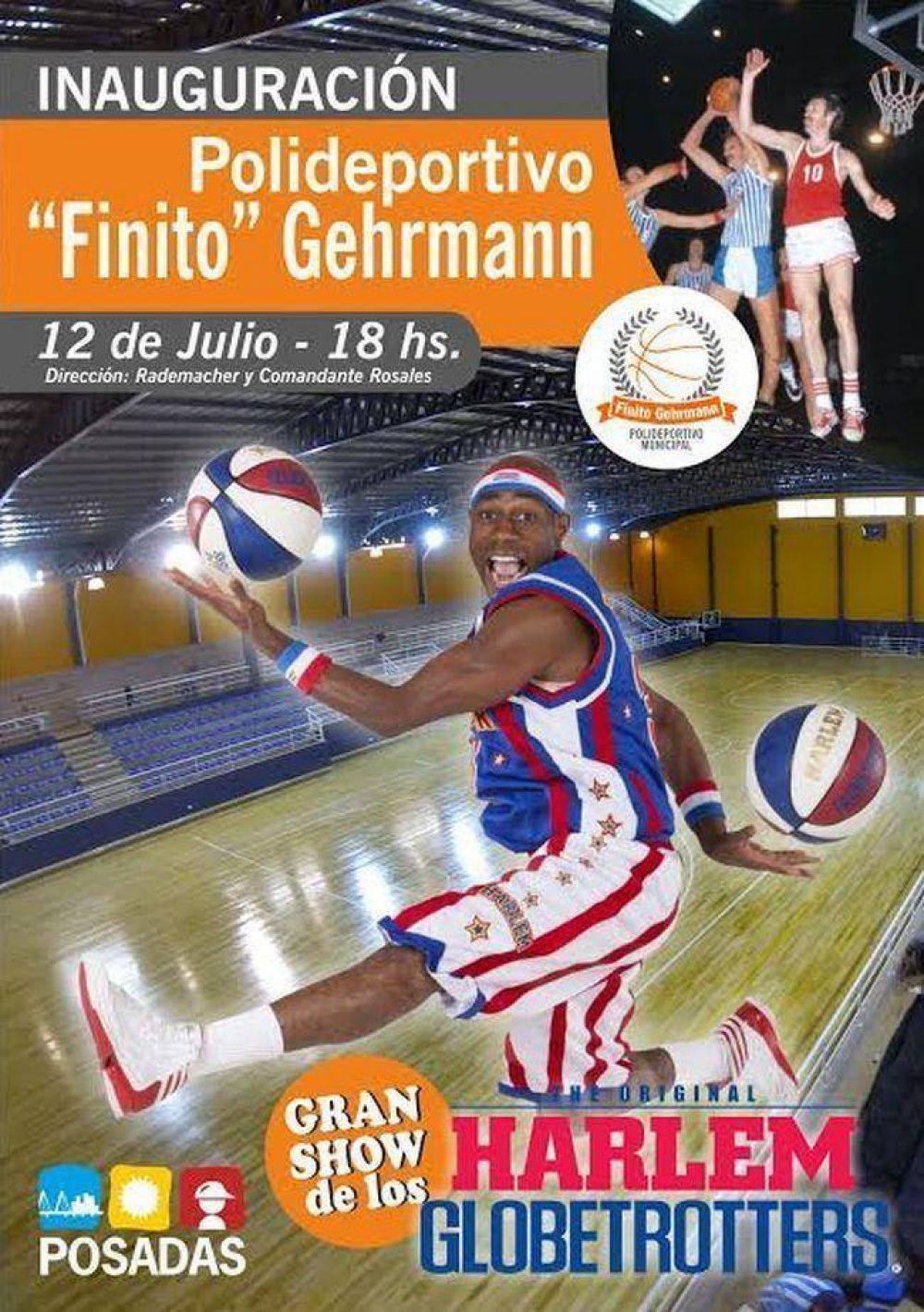 Los Harlem Globetrotters, este domingo gratis en Posadas