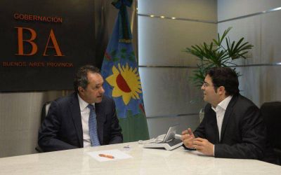 Pablo Bossio se reuni� nuevamente con Scioli para trabajar por Tandil
