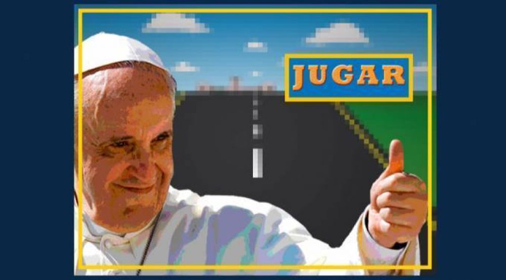 Papa en Paraguay: Lanzan videojuego para manejar el papamvil