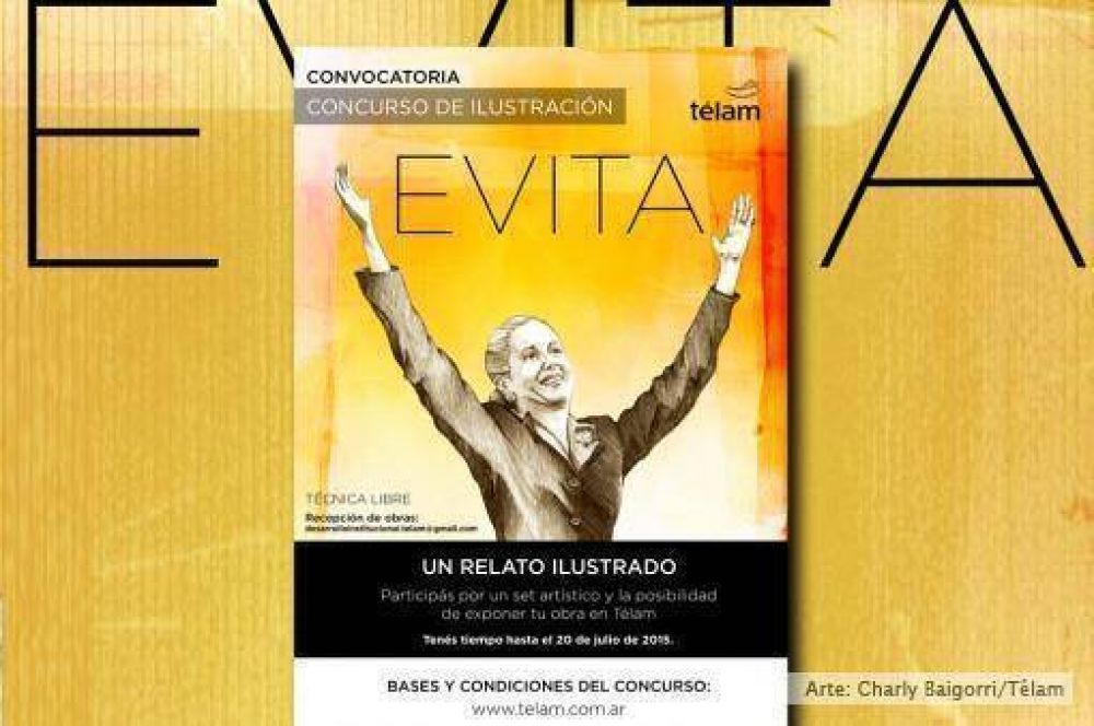 T�lam organiza un concurso de ilustraci�n sobre la vida de Evita