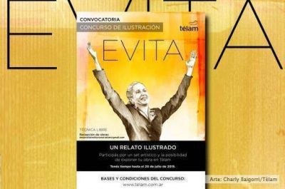 T�lam organiza un concurso de ilustraci�n sobre la vida de Evita