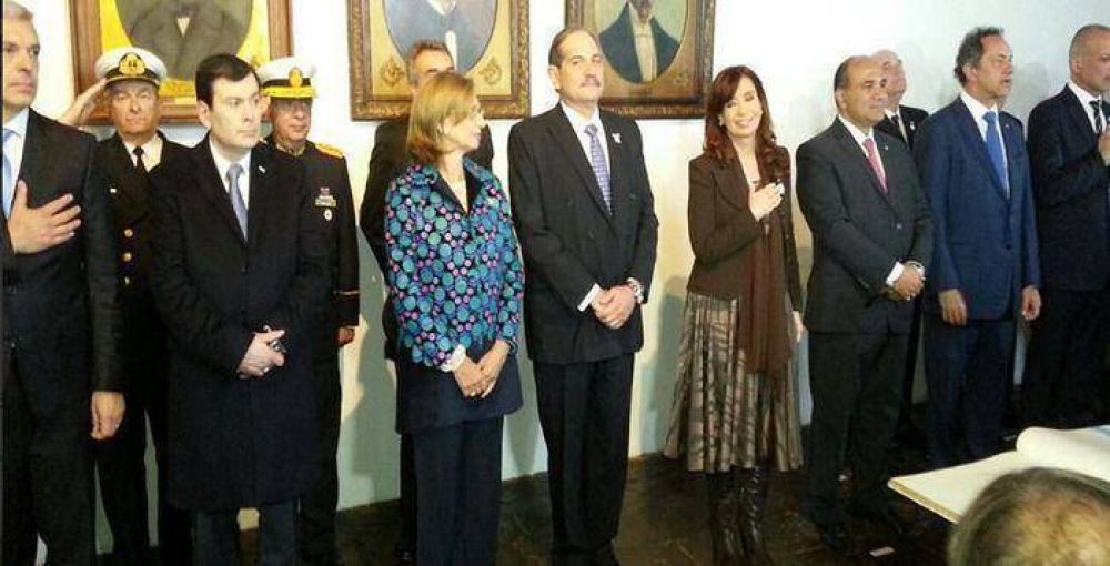 Cristina visit� la Casa Hist�rica