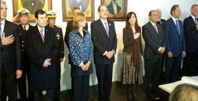 Cristina visit� la Casa Hist�rica