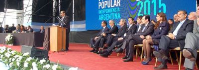 Beder Herrera particip� del acto central por el d�a de la independencia en Tucuman