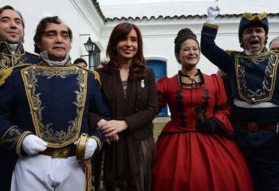 Cristina en su �ltimo 9 de Julio: 