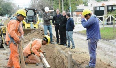 Avanzan las obras en Ituzaing� sur