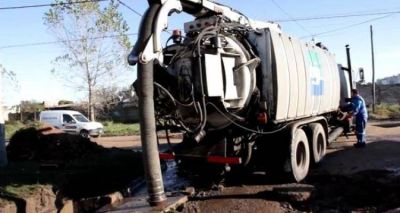 Cloacas: El lunes comienza a trabajar el desobstructor enviado por Provincia