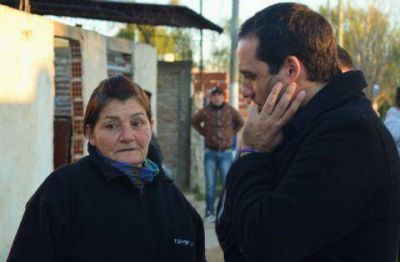 Mincarelli se reuni� con vecinos del Barrio Solidaridad