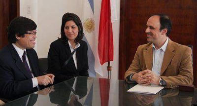 Corral recibi� al embajador de la Rep�blica de Indonesia