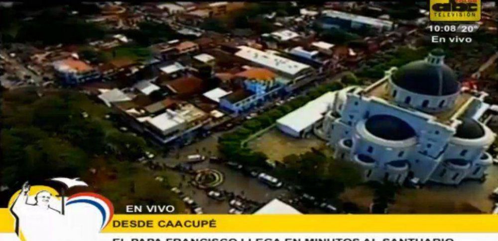 [EN VIVO] El Papa llega a Caacup 