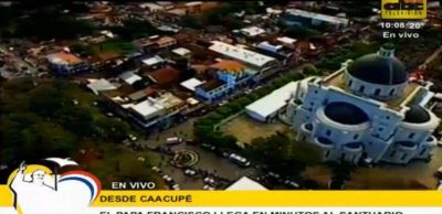 [EN VIVO] El Papa llega a Caacup� 