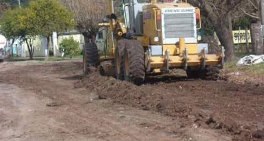 Santa Luc�a: trabajos en calles de la localidad
