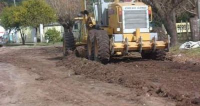 Santa Luc�a: trabajos en calles de la localidad