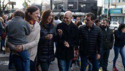 Larreta, de campa�a en Parque Avellaneda junto a figuras del PRO